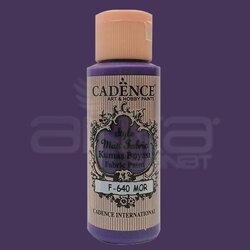 Cadence - Cadence Style Matt Fabric Kumaş Boyası 59ml F640 Mor