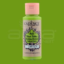 Cadence - Cadence Style Matt Fabric Kumaş Boyası 59ml F645 Fıstık Yeşili