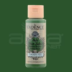Cadence - Cadence Style Matt Fabric Kumaş Boyası 59ml F646 Koyu Yeşil