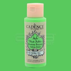 Cadence - Cadence Style Matt Fabric Kumaş Boyası 59ml F653 Floresan Yeşil