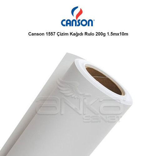 Canson 1557 Rulo Çizim Kağıdı 200g 1.5mx10m