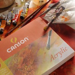 Canson Acrylic Blok Cold Pressed 400g 10 Yaprak - Thumbnail