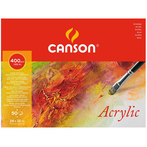 Canson Akrilik Boya Blok 400g 50 yaprak