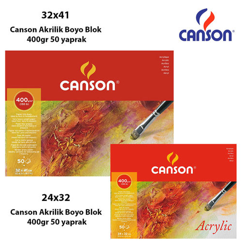 Canson Akrilik Boya Blok 400g 50 yaprak