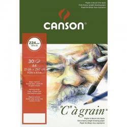 Canson CA Grain Çizim Defteri Light Grain 224g 30 Yaprak - Thumbnail