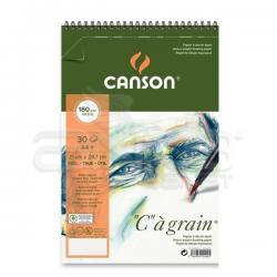 Canson CA Grain Albüm Light Grain Spiralli 180g 30 Yaprak - Thumbnail