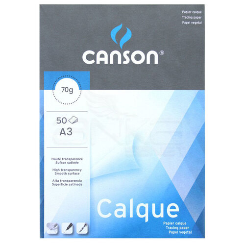 Canson Calque Tracing Paper Aydınger Bloğu 70g 50 Yaprak