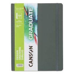 Canson Graduate Drawing Sert Kapak Dikey Çizim Defteri 160g 104 Yaprak - Thumbnail