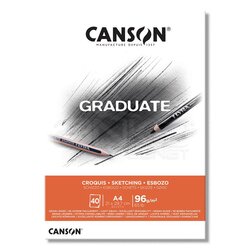 Canson Graduate Sketching Çizim Defteri 96g 40 Yaprak - Thumbnail