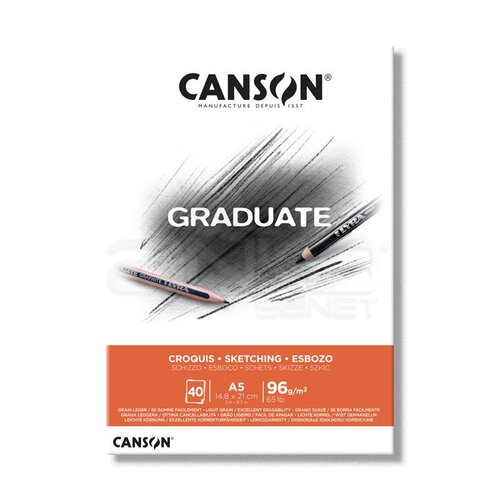 Canson Graduate Sketching Çizim Defteri 96g 40 Yaprak