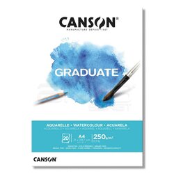 Canson Graduate Watercolour Sulu Boya Blok 250g 20 Yaprak - Thumbnail