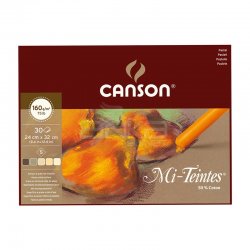 Canson Mi-Teintes Pastel Defteri Kahve Tonlar 30 Yaprak 160g - Thumbnail