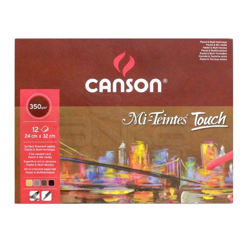 Canson Mi-Teintes Touch Pastel Defteri 12 Yaprak 350g