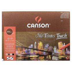 Canson Mi-Teintes Touch Pastel Defteri 12 Yaprak 350g - Thumbnail