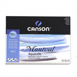 Canson Montval Watercolour Sulu Boya Blok 200g 40 Yaprak - Thumbnail