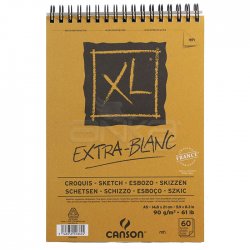 Canson - Canson XL Extra White Eskiz Defteri 90g 60 Yaprak A5 (1)