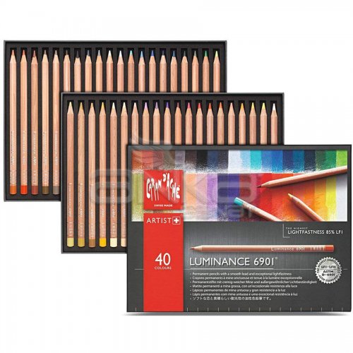 Caran dAche Luminance Permanent Color 40lı Kuru Boya Kalem Seti