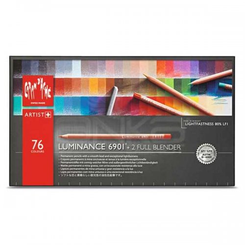 Caran dAche Luminance Permanent Color 76lı Kuru Boya Kalem Seti