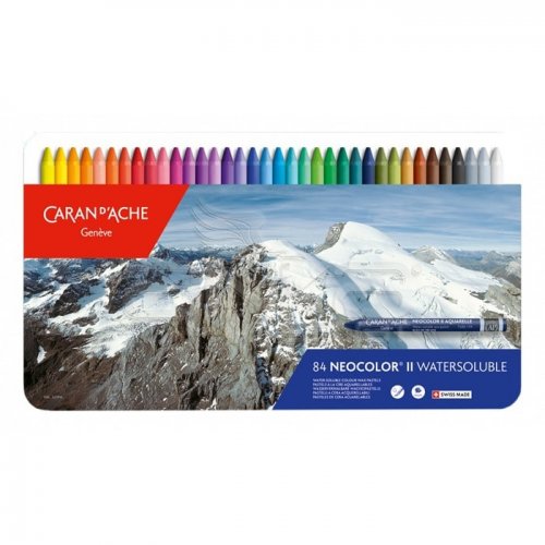 Caran dAche Neocolor II 84lü Aquarel Pastel Boya