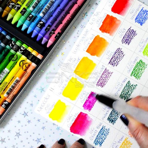 Caran dAche Neocolor II 84lü Aquarel Pastel Boya