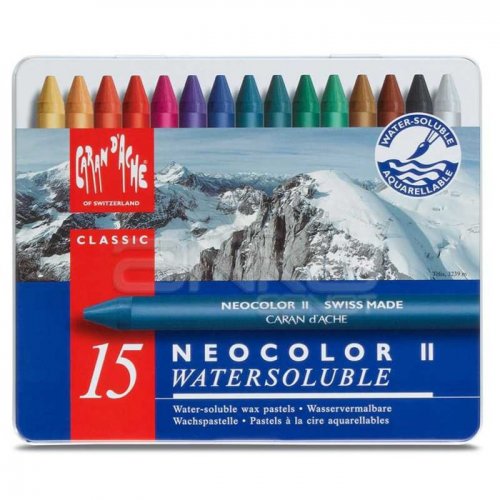 Caran dAche Neocolor II Aquarel Pastel Boya 15li-