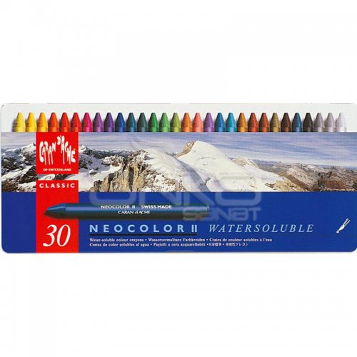 Caran dAche Neocolor II Aquarel Pastel Boya 30lu