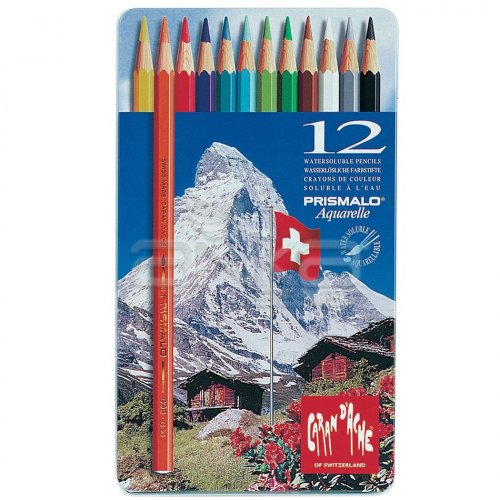 Caran dAche Prismalo Aquarelle 12li Sulu Boya Kalem Seti