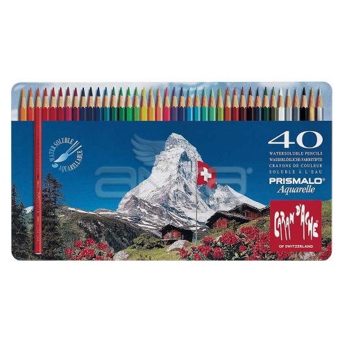 Caran dAche Prismalo Aquarelle 40lı Sulu Boya Kalem Seti