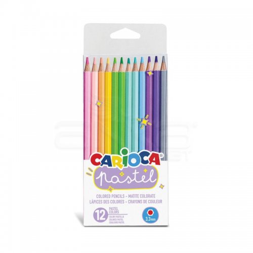 Carioca Kuru Boya Kalemi 3.3mm Pastel Renkler 12li 43034