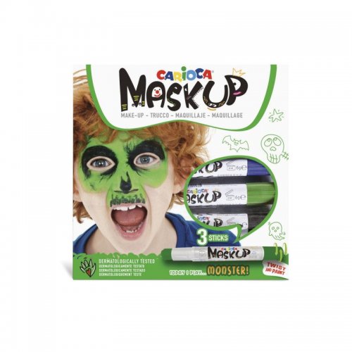 Carioca Mask Up Yüz Boyası Seti Canavarlar Set 6g 3lü 43051