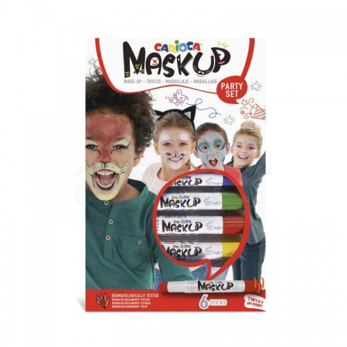 Carioca Mask Up Yüz Boyası Seti Party Set 6g 6lı 43052