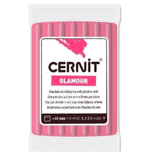 Cernit Glamour Polimer Kil 56g 420 Carmin Red - 420 Glamour Carmin Red