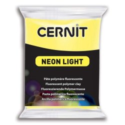 Cernit - Cernit Neon Light (Fosforlu) Polimer Kil 56g 700 Yellow