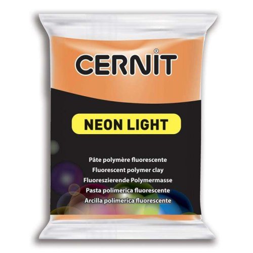 Cernit Neon Light (Fosforlu) Polimer Kil 56g 752 Orange - 752 Neon Orange