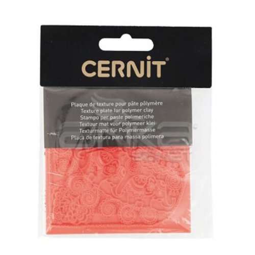 Cernit Silikon Desen Kalıbı 9x9cm Paisley 95010