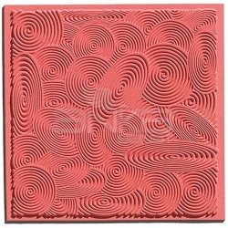 Cernit - Cernit Silikon Desen Kalıbı 9x9cm Spirals 95012