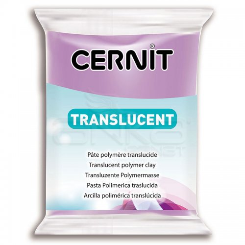 Cernit Translucent (Transparan) Polimer Kil 56g 900 Violet - 900 Translucent Violet