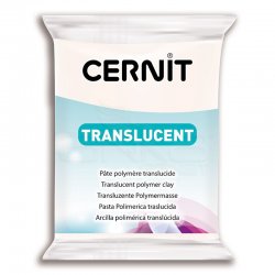 Cernit - Cernit Translucent (Transparan) Polimer Kil 56g 005 White