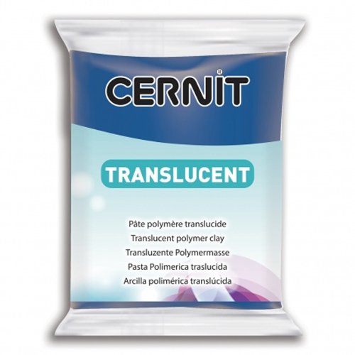 Cernit Translucent (Transparan) Polimer Kil 56g 275 Sapphire - 275 Translucent Sapphire