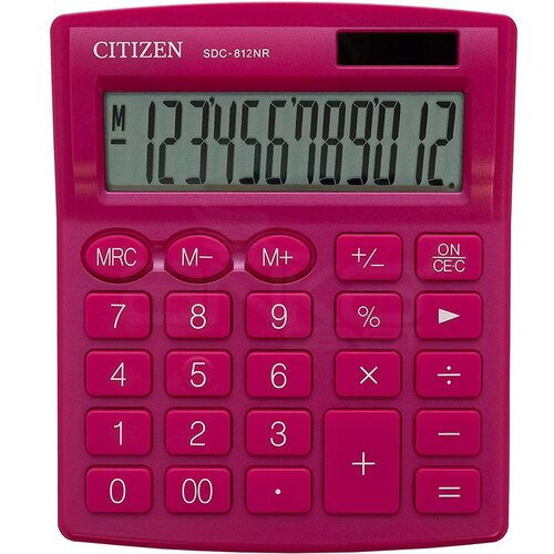 Citizen Hesap Hakinesi Pembe SDC-812NR