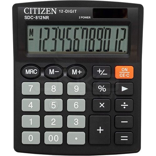 Citizen Hesap Hakinesi Siyah SDC-812NR