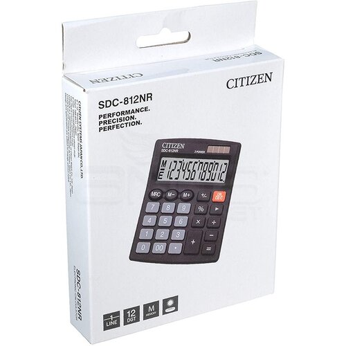 Citizen Hesap Hakinesi Siyah SDC-812NR