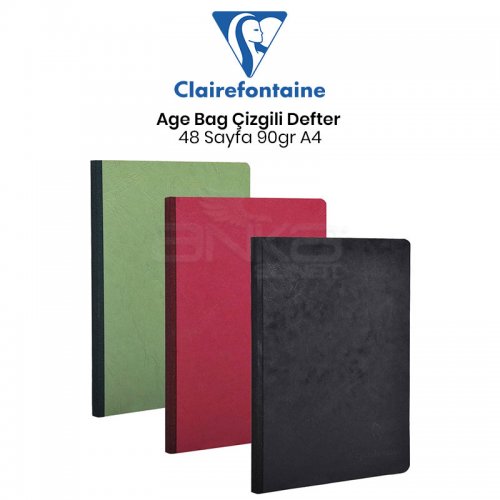 Clairefontaine Age Bag Çizgili Defter 48 Yaprak A4