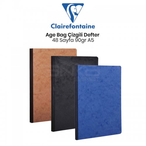 Clairefontaine Age Bag Çizgili Defter 48 Yaprak A5