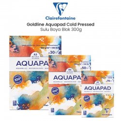 Clairefontaine Goldline Aquapad Cold Pressed Sulu Boya Blok 300g - Thumbnail