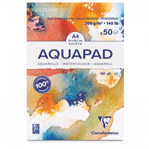 Clairefontaine Goldline Aquapad Cold Pressed Sulu Boya Blok 300g