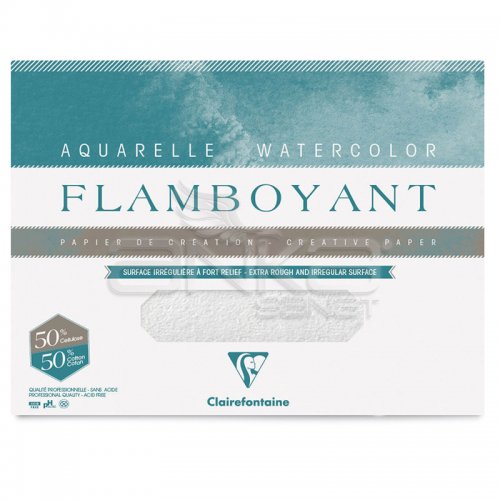 Clairefontaine Flamboyant Sulu Boya Blok 250g 24x32cm 10 Yaprak