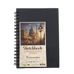 Clairefontaine - Clairefontaine Sert Kapak Spiralli Sketch Blok 120g 100 Yaprak (1)