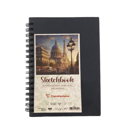 Clairefontaine Sert Kapak Spiralli Sketch Blok 120g 100 Yaprak