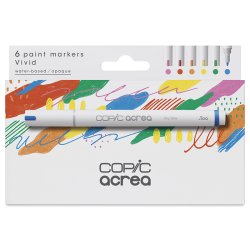 Copic - Copic Acrea Paint Marker 6lı Set Vivid